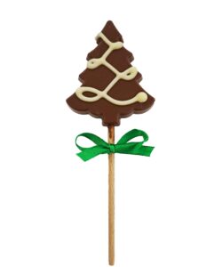 Lizak czekoladowa choinka - Słodycze Świąteczne